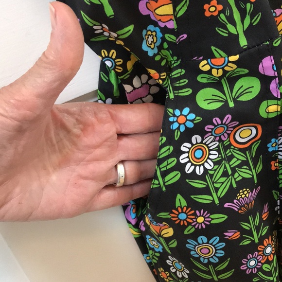 NWT Nooworks print overalls Sz XXL lightweight cotton "Awesome Blossom" print - Picture 11 of 14